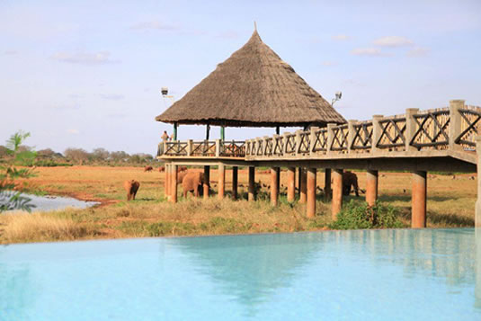 Voi Wildlife Lodge - Tsavo East National Park, Kenya
